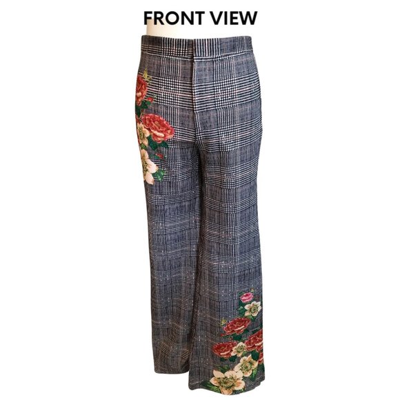 Jealous Tomato Pants - SALE!!!!!! NWT Flying Tomato Houndstooth Checkered and Floral Pants